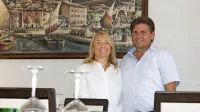 Nataša in Vlado Godina iz gostilne Sidro v Izoli