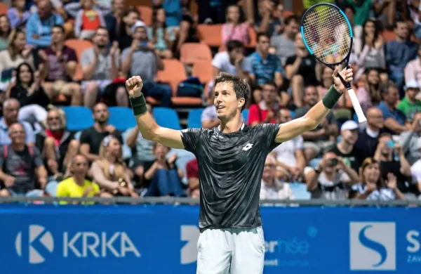Aljaž Bedene, domači zmagovalec v Portorožu
