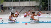 Anja Osterman (levo) in Špela Ponomarenko Janić bosta v 
Szegedu skušali priveslati do olimpijske kvote.