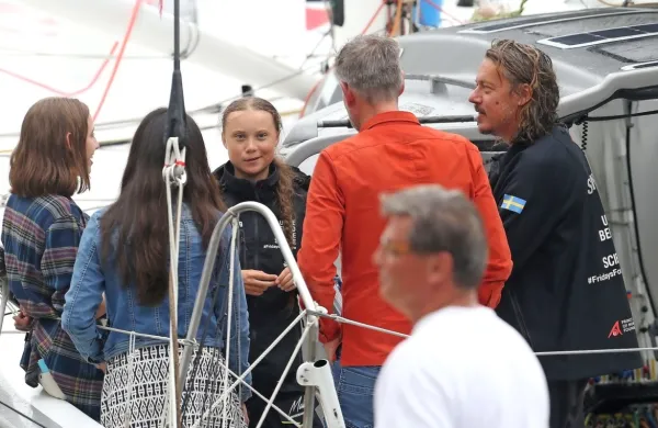 Plovbo je Greta Thunberg opisala kot 