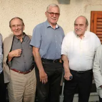 Literati (z leve): Andrej Arko, Ervin Fritz, Slavko Pregl, Miroslav 
Košuta in Marko Kravos 
