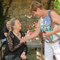 Veronika Zlobec in Lucija Čok 
