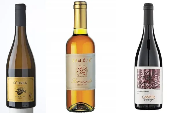Tri od štirih platinastih medalj so prejela briška vina: cabernet 
franc 2017 Gašper, rebula Up 2013 Ščurek in vino iz sušenega 
grozdja rebule Leonardo 2013 kleti Marjan Simčič. 