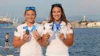 Špela Ponomarenko Janić (levo) in Anja Osterman