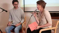 O Lujizi Pesjakovi in drugih prezrtih pisateljicah iz 19. stoletja sta 
govorila dr. Urška Perenič  in Rok Smrdelj. 