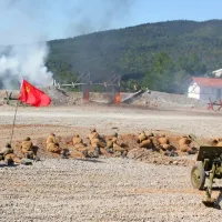 Letalski šov na festivalskem nebu