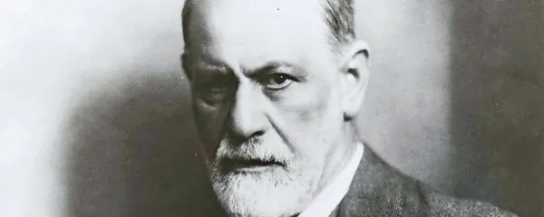 Sigmund Freud je s svojo teorijo, po kateri    človeka večinoma  
vodijo  nagoni, potlačene vsebine in skrivne želje,  močno spremenil    predstavo o    človeku.