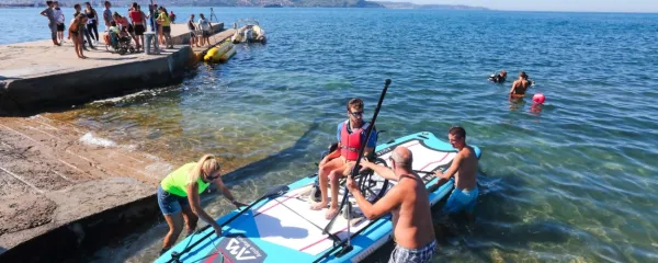 Kdo pravi, da supanje z invalidskim vozičkom ni možno?  Potreben 
je le prilagojen sup. 