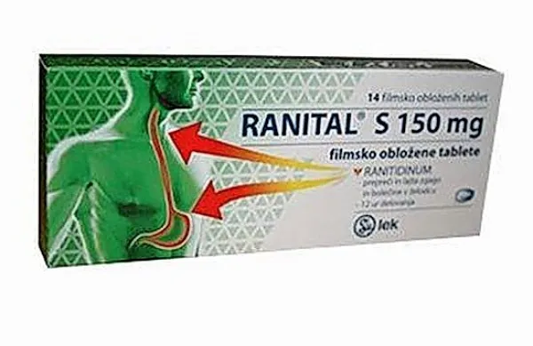 V Sloveniji so na trgu štiri zdravila, ki vsebujejo ranitidin, tržijo se 
pod imenom Ranital, proizvajalec je Lek.