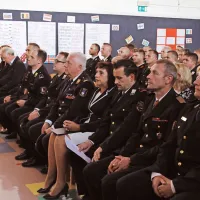 Jubilej divaških gasilcev so na slovesnosti  počastili tudi divaška  županja in drugi gostje.