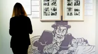 Na ogled je 162 originalnih stripovskih tabel iz prvih 75 epizod.