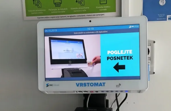 Tudi v ajdovskem zdravstvenem domu so namestili vrstomat.