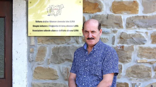 Heset Ahmeti, predsednik Kulturnega društva Albancev slovenske 
Istre Iliria