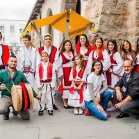 V albanskem kulturnem društvu je najbolj dejavna folklorna 
skupina.
