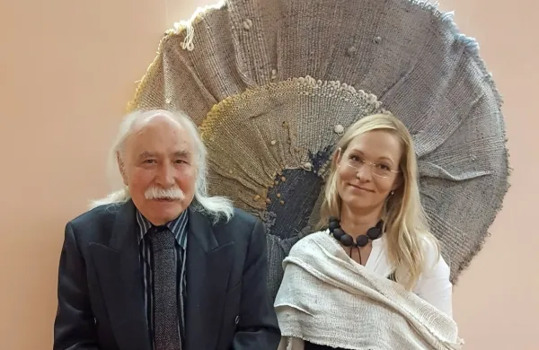 Jože in Katarina Spacal prvič razstavljata skupaj. 