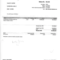 Račun za posredovanje pri prestopu Lea Štulca iz Venezie v Parmo.