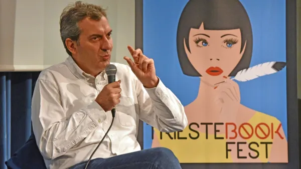 Mario Calabresi na predstavitvi knjige v tržaškem muzeju Revoltella