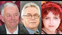 Z leve: Savo Radić (neodvisni), Vojko Jevševar (SDS) in Barbara 
Kožar (Levica)