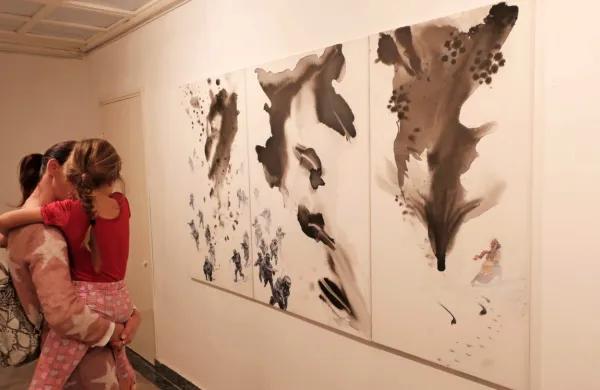 Milan Erič se v galeriji  Insula predstavlja s  slikami, ustvarjenimi v 
zadnjih treh letih