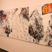 Milan Erič se v galeriji  Insula predstavlja s  slikami, ustvarjenimi v 
zadnjih treh letih