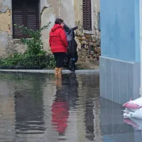 FOTO: Zaradi plimovanja poplave od Pirana do Ankarana