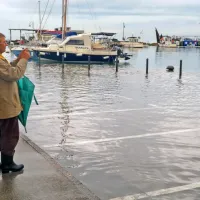 FOTO: Zaradi plimovanja poplave od Pirana do Ankarana