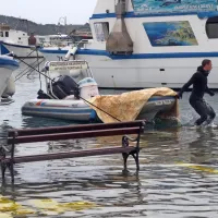 FOTO: Zaradi plimovanja poplave od Pirana do Ankarana