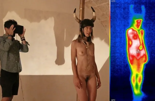 Mlada novogoriška umetnica Jatun bo na Pixxelpointu predstavila 
performans  Risba: Mpasturavacche: Kača, ki sesa mleko. 