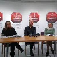 Vodja projekta Pavla Jarc, kurator Peter Purg in  koordinatorica 
projekta Mateja Poljšak Furlan.  