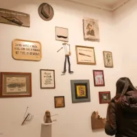 Poleg napisa v izložbi galerije največ pozornosti  priteguje kotiček, posvečen Ivanu Cankarju. 