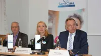 Načrte SeneCure v Sloveniji so predstavili svetovalec Franc Imperl, 
regionalna direktorica Sanda M. Gravranovič in predsednik uprave 
Anton Keller. 