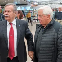 Stane Pejovnik in Milan Kučan 