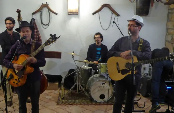 Grešni kozli (z leve): Fabio Bandera, Matej Gruden Keko, Marco Mattinetti in Iztok Cergol 