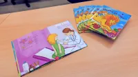 Slikanica Nežka se cepi bo na voljo za listanje v vseh čakalnicah 
pediatričnih ambulant.  
