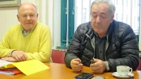 Poslanec Samo Bevk in svetnik Bojan Režun