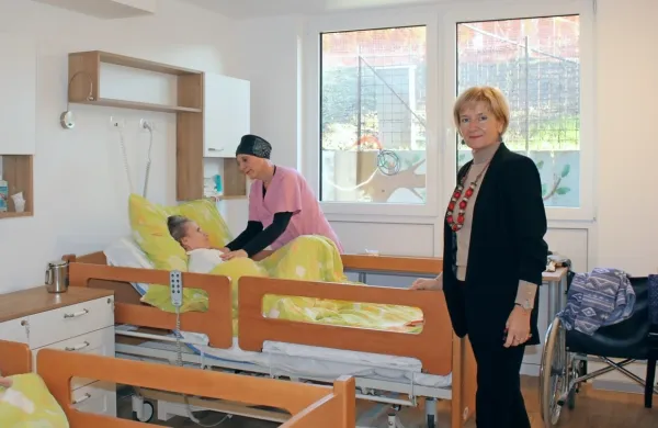 Direktorica Doma upokojencev Postojna Alenka Curk je zadovoljna, da so uspeli uresničiti dolgo pričakovano prenovo 
podpritličja z varovanimi oddelki.