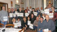 Na letošnjem ocenjevanju žganj in likerjev v Slopah so se zbrali 
pridelovalci iz vse Primorske, iz Ljubljane in celo iz Srbije.