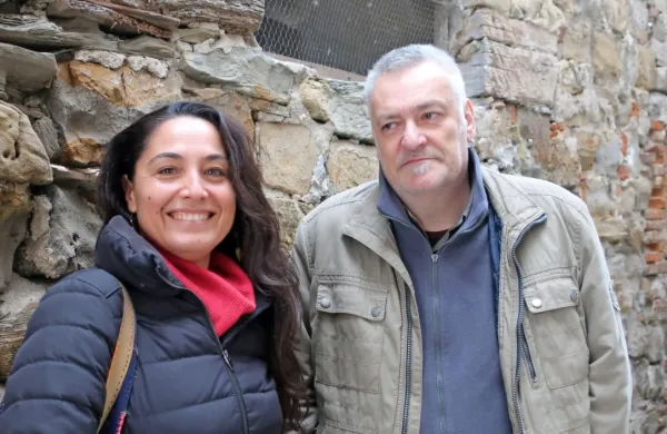 Urška Bradaškja in Dario Marušić v petek predstavljata avtorsko 
predstavo Štrigolija.