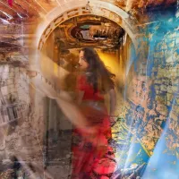 Predstava je navdahnila tudi  Ajdo Zupan, ki je takole upodobila 
Štrigolijo.     