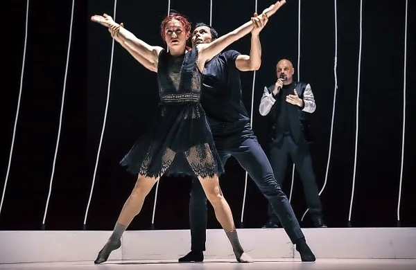 Nastja  Bremec Rynia in Michal Rynia z Borisom Benkom,  pevcem 
dua Silence