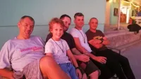 Svinjske tačke so (z leve) Marino Lampe, Aljaž Kužner, ki ga  je med fotografiranjem zastopal sin Rok, 
Peter Veljačič, Sebastjan Jerman in Bojan Pribac. 