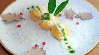 Recept: bučne kepice v omaki iz kozjega sira in maka z aromo majarona