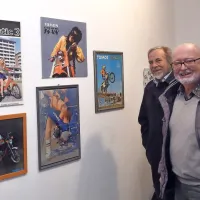 Igor Rosa (levo) in Tomo Vran sta bila v sedemdesetih letih 
oblikovalca na Tomosu in vodji oddelka oblikovanja.  