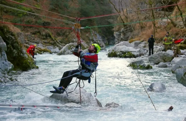 Junija so tolminski gorski reševalci posredovali 13-krat, reševali 
so tudi iz vode.