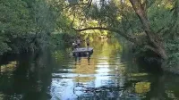 Izsek iz filma Vjlka Wada, ki prikazuje, kako so mladi vaščani 
uredili kopališče pri Bujah, kjer so se kopali že njihovi nonoti. 
