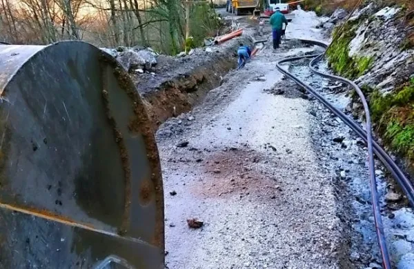 Kablovod od Kobarida do Bovca je ključen za zanesljivo oskrbo z   
elektriko.
