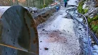 Kablovod od Kobarida do Bovca je ključen za zanesljivo oskrbo z   
elektriko.