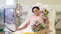 Marija Drnovšček je na dializi trikrat na teden po pet ur. V 40 letih pomeni to 6300 dializ in približno 12.500 vbodov v eno roko.