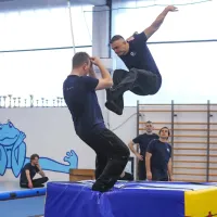 V Kopru so se urili kaskaderji z vsega Balkana