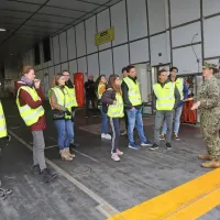  Ladjo so so si ogledali tudi študentje in študentke Fakultete za 
pomorstvo Portorož. 